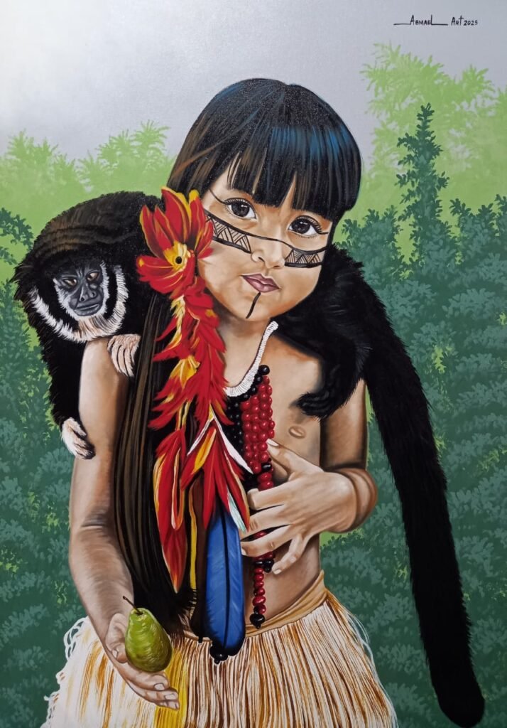 WhatsApp-Image-2026-05-05-at-13.39.17-714x1024 Cores, cultura e ancestralidade: exposição “Amazônia em Traços” movimenta a cena artística no Amapá